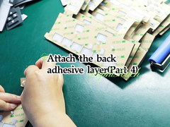 Attach the back adhesive layer（Part 4）