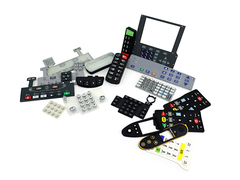 silicone rubber keyboard/silicone rubber keypad ,China leading provider of PCB Membrane Switches and