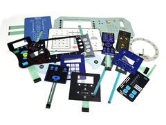 LED Dome Membrane Switch , Waterproof Membrane Keypad With ESD Shielding