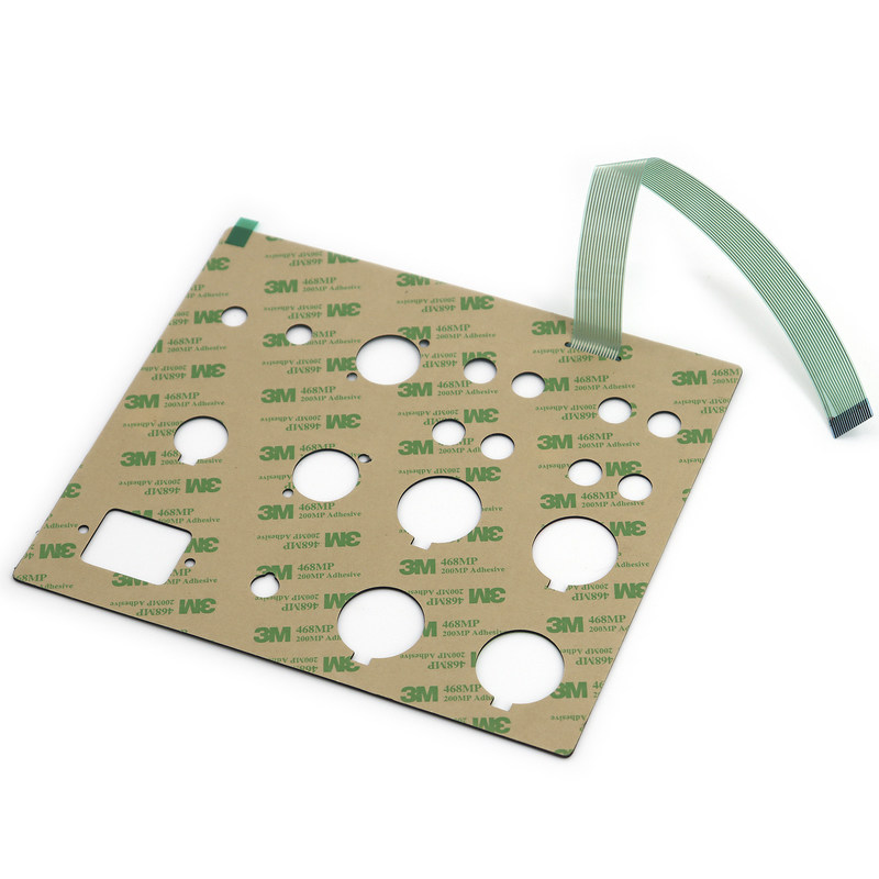 Metal Dome Membrane PMMA Switch 1.27mm Industrial Multicolor